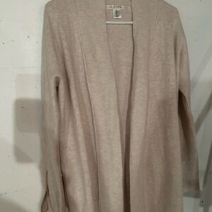 Women's Cream Cardigan Sweater